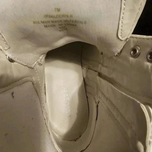 Indigo off white combat boots - Picture 6 of 6